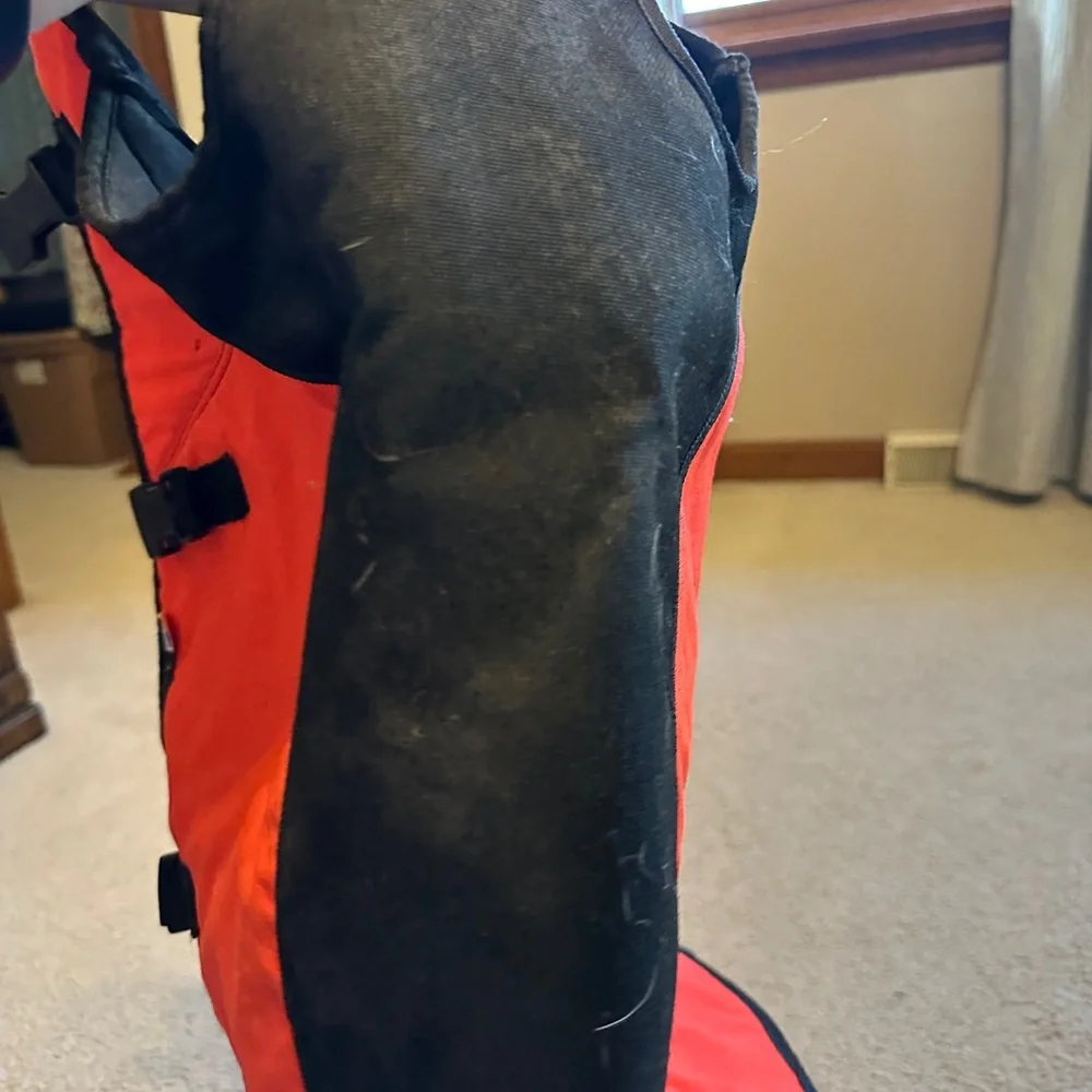 Black and Orange Dog Hunting Jacket L